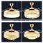 Modern New Dimmable 42inch Crystal Ceiling Fan with Lights Remote Invisible Retractable Chandelier Fan Light