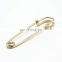 Hight Quality Gold  Large Safety Pin