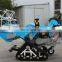 Hand push mini wheat rice combine harvester machine/paddy harvester machine