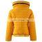 High Quality Custom Design Ladies Quilted Zipp Off Sleeve Winter Puffer hoody Jacket for women