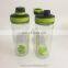 Outdoor Gym Mini Portable Plastic Blender Protein Shaker Bottle