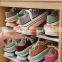 Trendy Entryways Space Saving 2022 Best Blue Amazing Plastic Stackable Shoes Storage Rack Organizer
