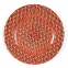 Various Rose Gold Color Event And Banquet Round Shaped Glass Charger Plates For Wedding