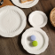Elegant Lace Designed White Ceramic Plate Set For Banquet Wedding Event