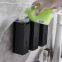 5-star Hotel High quality 304 stainless steel shampoo shower dispenser Hotel shampoo set wall mounted Luxury Soap dispenser
