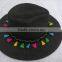 Tassels Type and Fedora Straw Hat Type straw fedora hat
