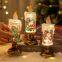 Snow Globe Candle Decor - 2025 LED Flameless Lights Crystal Ball for Bulk Christmas Party Decor