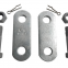 Hot dip galvanized parallel hanging plate P-12 P-7 double eye connection cable power fittings