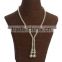 Jewelry Display Stand Torso In Beige Green Fabric For Necklace Pearl Hanging