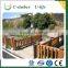 High quality decorative easily assembled WPC fence wood plastic composite Garden fence panel