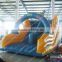 simple and elegant design inflatable water slide with pool, customize pvc slide with pool