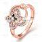 LKN18KRGPR715 Fake Jewelleries Tin Alloy 18K Rose Gold Plated Ring