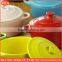 fancy colors soup bowl, ceramic bowl, salad bowl, baking bowl with handle and lid
