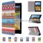 Wholesale in stock printing stand leather case for Amazon new fire HD8 2015