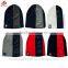 Custom designer's 100%acrylic knitted beanie with flocking