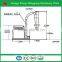 Factory direct supply 600kg per hour high yield hammer mill with ce approved