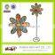 Colorful windwill garden stick garden stake metal decoration garden stakes wholesale