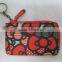 zipper pouch coin purse with card holder and key ring