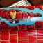 2016 jumping castle inflatable moonwalk bounce house superhero bouncy slide