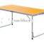 Yellow camping table