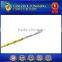 200deg.C 300V fiberglass braided 24awg rubber coated instrument wire