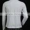 High collar combed cotton 240gsm customer logo man long sleeve t-shirt