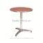 New style outdoor solid wooden round dining furniture table