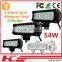 LED Work Lamp for Truck 12V 24v 54W Crystal Led Auto Led Work Light