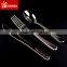 Plastic silver cutlery disposable fork and knife set