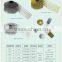 Hot selling flat top yellow coated screw/smooth pallet roofing coil nails