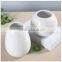 2016 hot sale contemporary ceramic white ball chaozhou decor vase with flowers