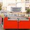 The energy saving doule downstream equipment for pull off and cutting the pvc profiles
