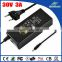 Korea adapter KC approved 30V 3A DC power supply