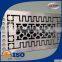 Custom laser cutting stainless steel part fabrication
