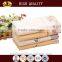 hot sale 100% bamboo fiber luxury bamboo towel with lace