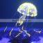 New Arrvail Hot Sale 5.5inch Aquarium Decorative Glowing Simulation Artificial Jellyfish Fish Tank Landscape Decoration