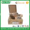"Home is built" Solid Wood LARGE Fancy Tea Bag Chest Cabinet / Tea Bag Storage Box