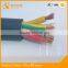 flexible control cables with thin soft copper wire conductor rubber insulation