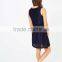 Latest Fashion Designs Ladies Casual Dresses With Yarn Dyed