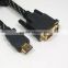 Black OEM HDMI 1.4V to DVI 24+1 cable /HDMI to DVI adapter support 1080P/3D/ethernet for HDTC/LCD/PS3 2M