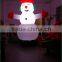 Interesting Lighting Colorful LED Lifelike Inflatable Christmas Decor Snowman