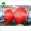 Giant Red Customized Floating Advertising Decor Inflatable Helium Balloon with Banner