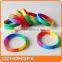 colorful silicone bracelet,custom rubber bracelet 2015