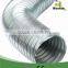 Ventilation air duct pipe/semi rigid aluminum flexible duct