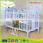 WBC-05A customized color safe bamboo baby wooden convertible crib dimensions