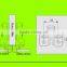at logistic center soft close hydraulic half overlay aluminium frame hinge