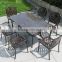 cast aluminum outdoor furniture/garden furniture cast aluminium with marble table face