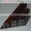 doors and windows aluminium profile material with veneer or pvc / wooden alu-alloy door-window profiles