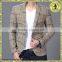100% Woolen Plaid Tailored Office Suit Men Guangzhou