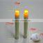 Cheap Thin Wax Coating 2AA Battery Operated Taper Candles